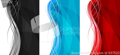 Image of Abstract vertical banners