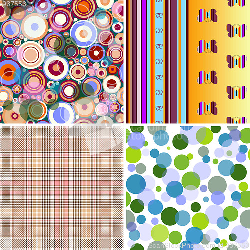 Image of Set Seamless Patterns