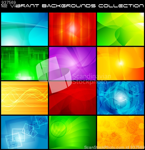 Image of Abstract backgrounds collection - eps 10