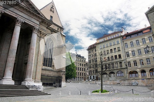 Image of Cathedral Saint Pierre in Geneva, Switzerland 