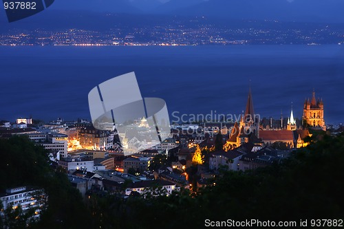 Image of Lausanne, Geneva lake, Switzerland