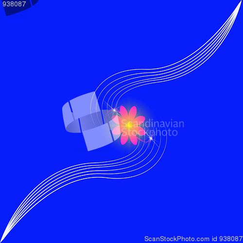 Image of abstract floral background