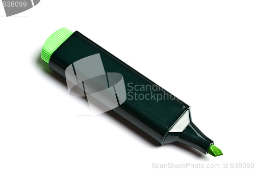 Image of Green highlighter isolated on white