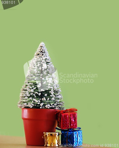 Image of Christmas decorative fir tree