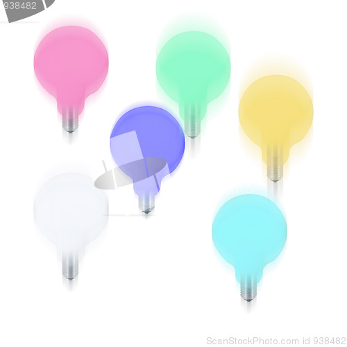 Image of Falling bulbs