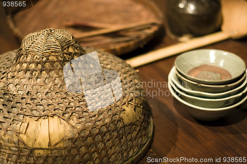 Image of old hat on the table