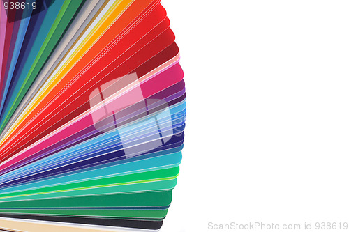 Image of color palette background