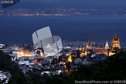 Image of Lausanne, Geneva lake, Switzerland