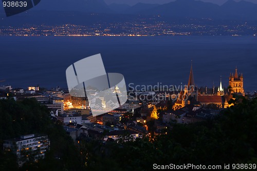 Image of Lausanne, Geneva lake, Switzerland