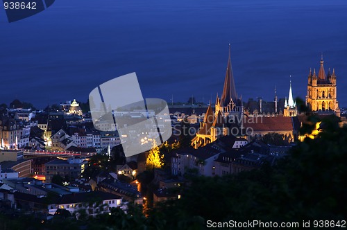 Image of Lausanne, Geneva lake, Switzerland