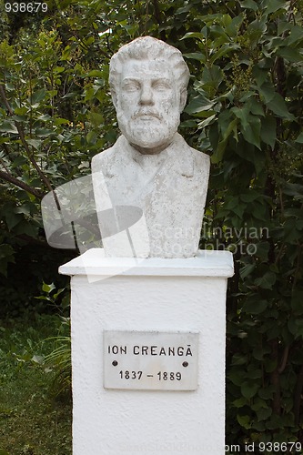 Image of Ion Creanga statue