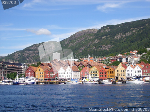 Image of bryggen i Bergen