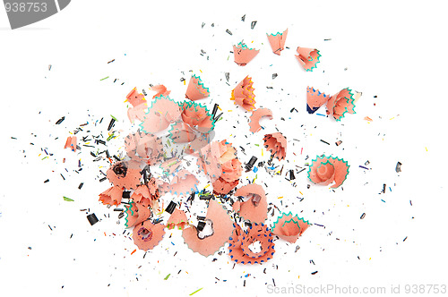 Image of Colorful shavings