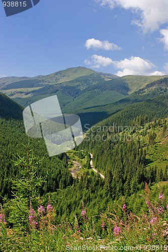 Image of Mountainous landscape