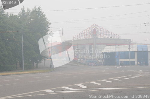 Image of Moscow in Heavy Smog