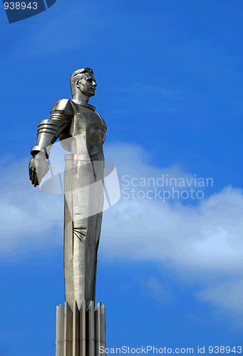 Image of Gagarin monument in Moscow