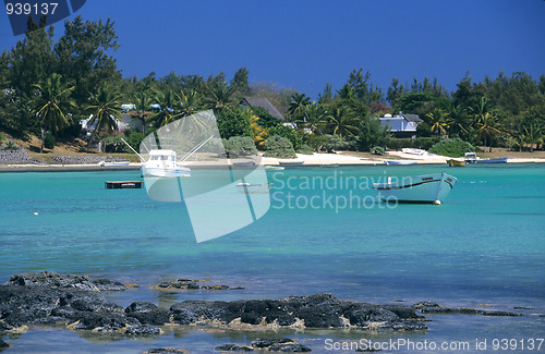 Image of Blue lagoon at Bain Beauf beach