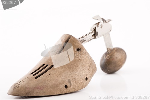 Image of vintage wooden shoe tree