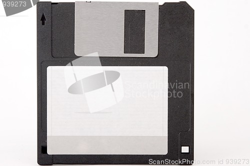 Image of front view of obsolete floppy disk