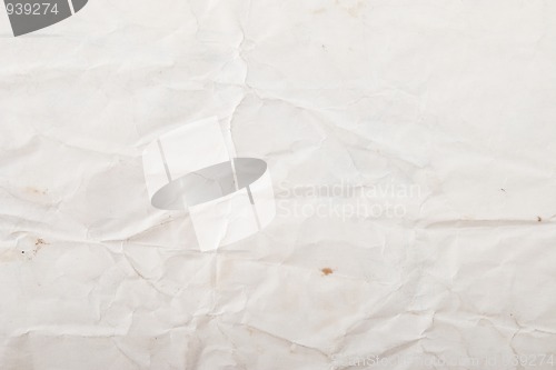 Image of texture of white crumpled paper