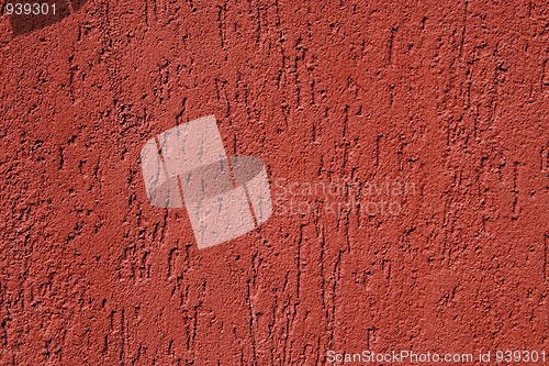 Image of red cement texture, detail from a wall