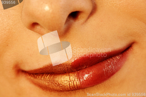 Image of bright lips