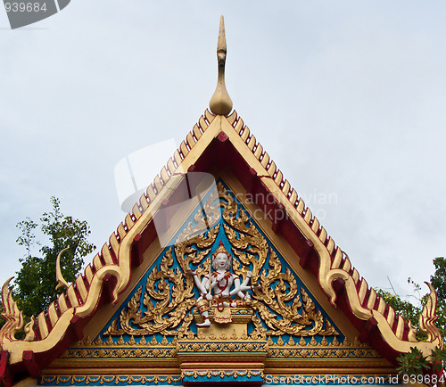 Image of Gable Apex of Thai Temple