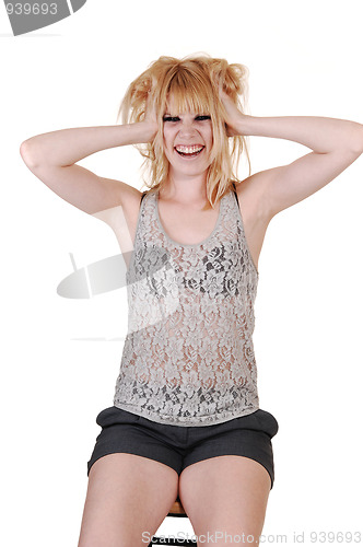 Image of Greasy girl.
