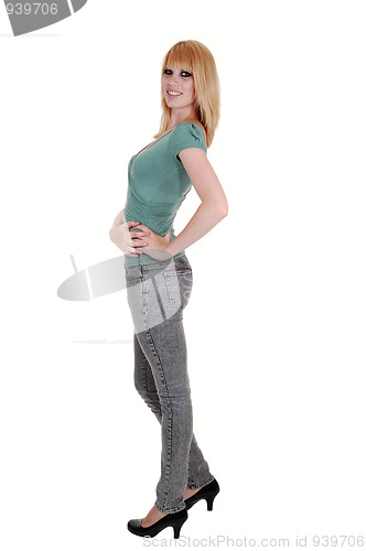 Image of Pretty blond girl.