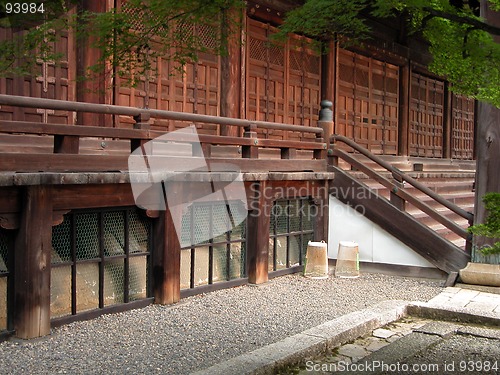 Image of Wooden temple gate