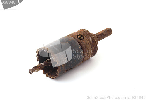 Image of Old, rusty drill bit