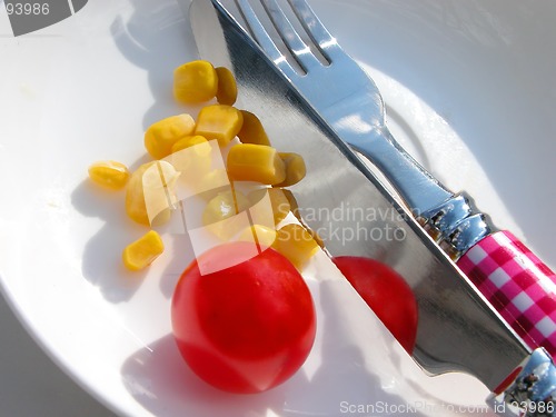 Image of Plate With Vegetables