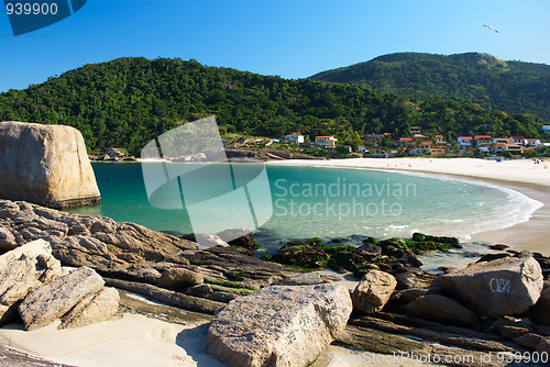 Image of Crystalline sea beach in Niteroi, Rio de Janeiro, Brazil