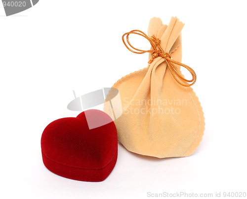 Image of gifts on valentine's day