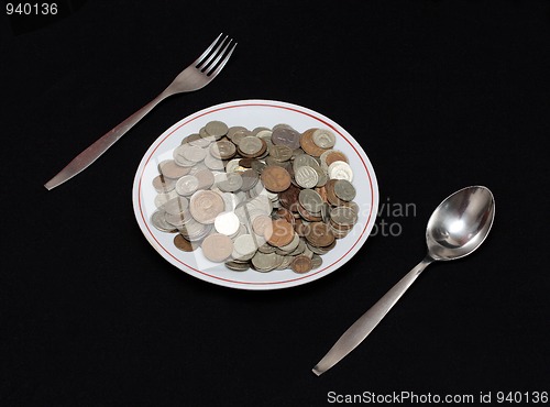 Image of money to eat