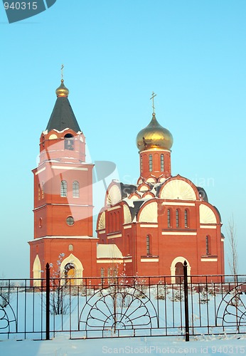 Image of red brick churh