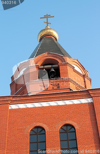 Image of red brick churh