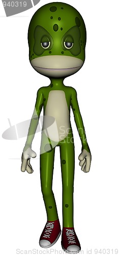 Image of Michael cartoon chameleon character