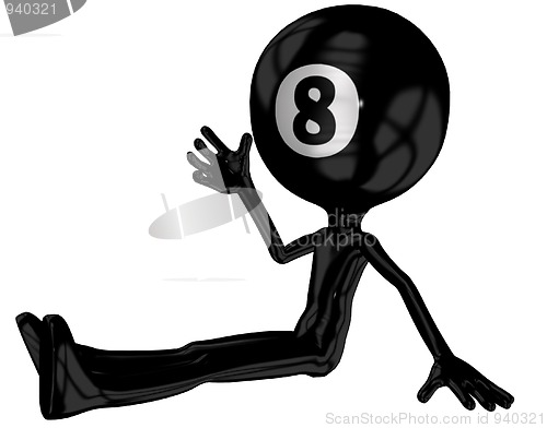 Image of Michael billiard cartoon character