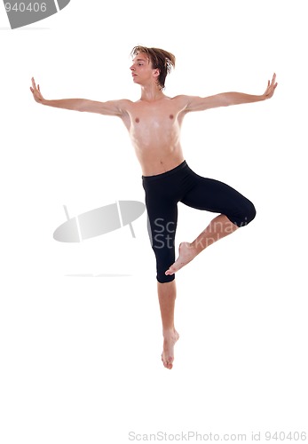 Image of ballet man jumping