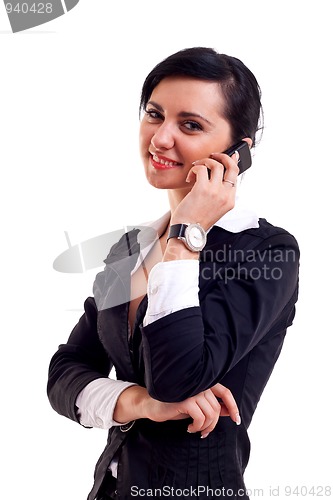 Image of Business woman on the phone