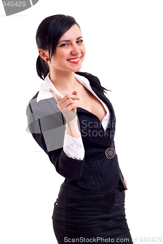 Image of successful young business woman