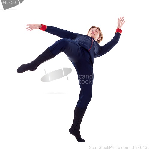 Image of Dancer leaning backward