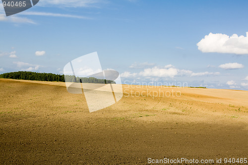 Image of  ploughed agricultural field