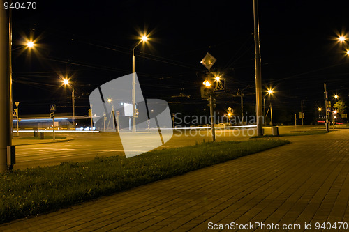 Image of Night crossroads