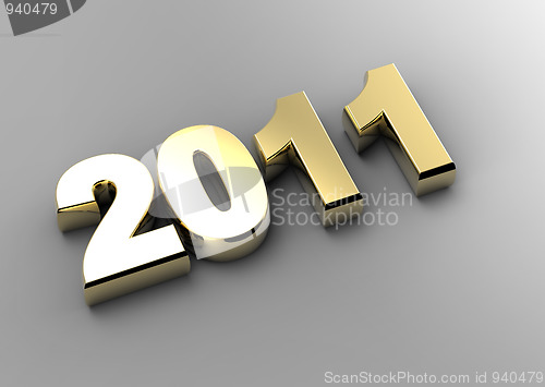 Image of 3d new year 2011