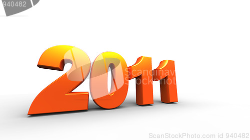 Image of 3d new year 2011