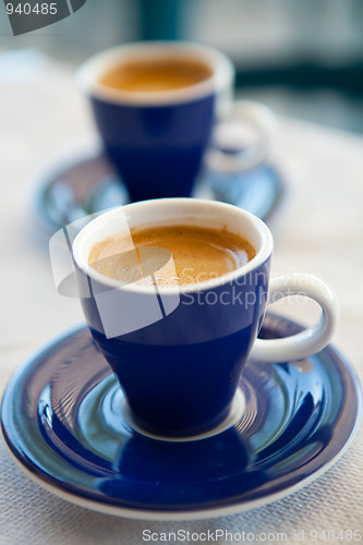 Image of Two cups of greek coffee