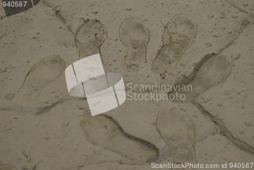 Image of footprints