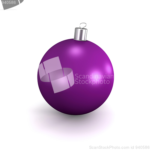 Image of Purple Christmas ball